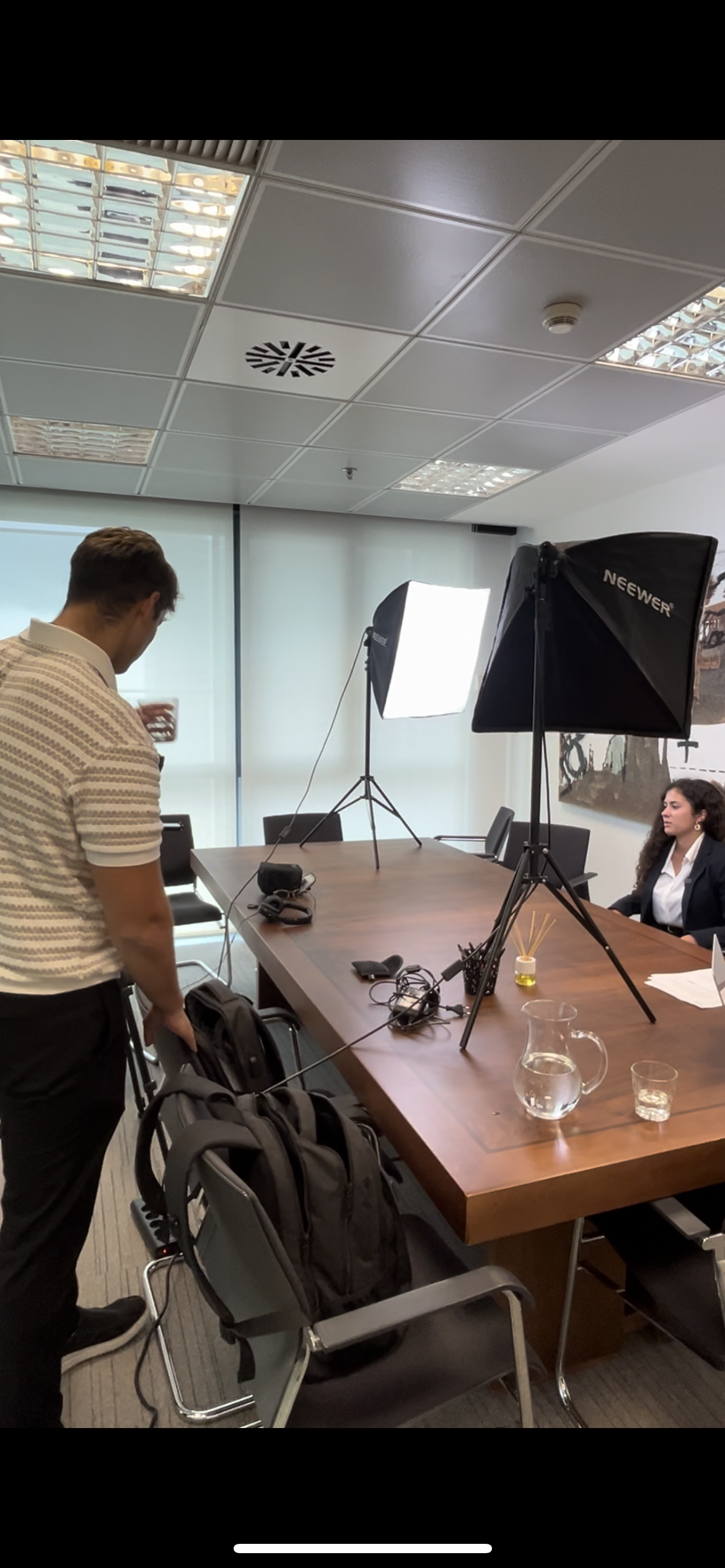 Preparación de una grabación con el equipo de Groulex